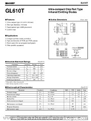 GL610T datasheet pdf SHARP