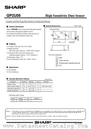 GP2U06 datasheet pdf SHARP