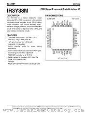 IR3Y38M datasheet pdf SHARP