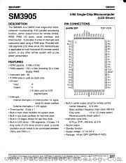 SM3905 datasheet pdf SHARP