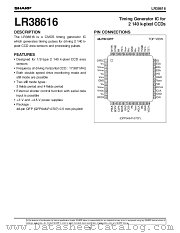LR38616 datasheet pdf SHARP