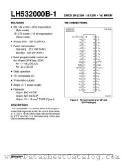 LH532000B-1 datasheet pdf SHARP