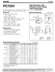 PC725V datasheet pdf SHARP