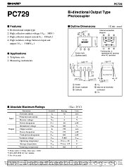 PC729 datasheet pdf SHARP