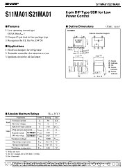 S11MA01 datasheet pdf SHARP
