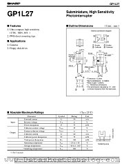 GP1L27 datasheet pdf SHARP