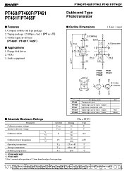 PT461 datasheet pdf SHARP