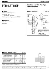 PT4110 datasheet pdf SHARP