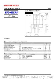 SF30H1R5 datasheet pdf Shindengen