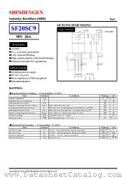 SF20SC9 datasheet pdf Shindengen
