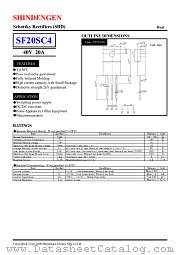 SF20SC4 datasheet pdf Shindengen