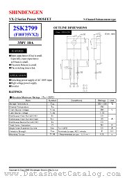 2SK2799 datasheet pdf Shindengen