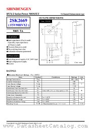 2SK2669 datasheet pdf Shindengen