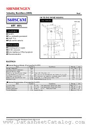 S60SC6M datasheet pdf Shindengen