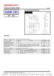 S60HC1R5 datasheet pdf Shindengen
