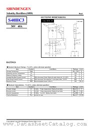 S40HC3 datasheet pdf Shindengen