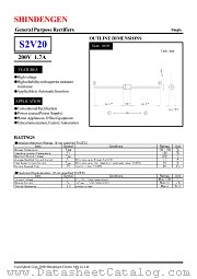 S2V20 datasheet pdf Shindengen