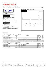 S2L60 datasheet pdf Shindengen