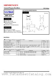 S1ZB60D datasheet pdf Shindengen