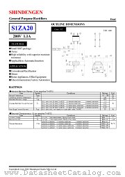 S1ZA20 datasheet pdf Shindengen
