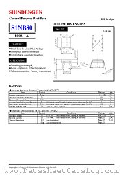 S1NB80D datasheet pdf Shindengen
