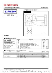 S15WB60 datasheet pdf Shindengen