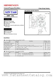S15VTA60 datasheet pdf Shindengen