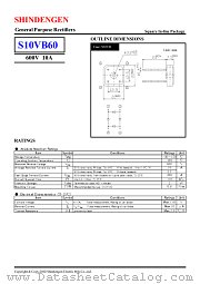 S10VB60 datasheet pdf Shindengen