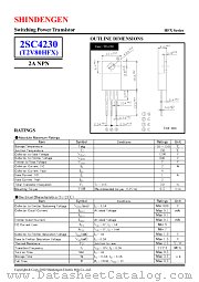 2SC4230 datasheet pdf Shindengen
