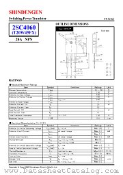 2SC4060 datasheet pdf Shindengen