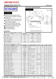 MTD2005 datasheet pdf Shindengen
