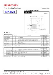 MA1030 datasheet pdf Shindengen