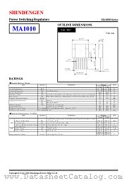 MA1010 datasheet pdf Shindengen