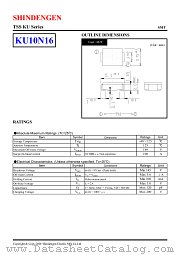 KU10N16 datasheet pdf Shindengen