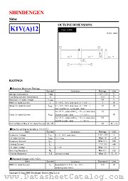 K1V(A)12 datasheet pdf Shindengen