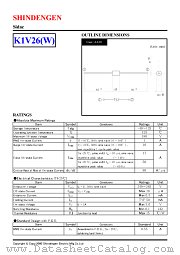 K1V26(W) datasheet pdf Shindengen