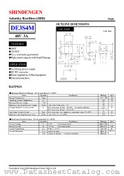 DE3S4M datasheet pdf Shindengen