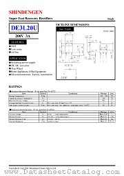 DE3L20U datasheet pdf Shindengen