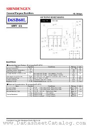 D6SB60L datasheet pdf Shindengen