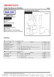 D6L20U datasheet pdf Shindengen