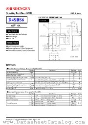 D4SBS6 datasheet pdf Shindengen