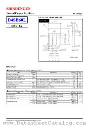 D4SB60L datasheet pdf Shindengen