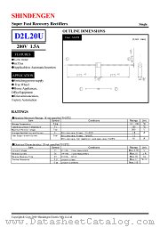 D2L20U datasheet pdf Shindengen