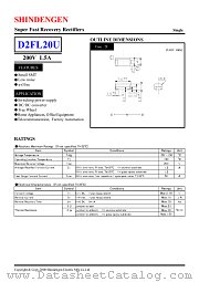 D2FL20U datasheet pdf Shindengen