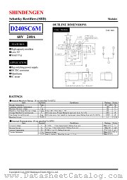 D240SC6M datasheet pdf Shindengen