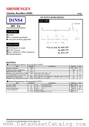 D1NS4 datasheet pdf Shindengen