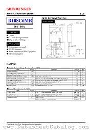 D10SC6MR datasheet pdf Shindengen