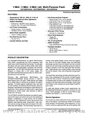 SST39SF010A datasheet pdf Silicon Storage Technology