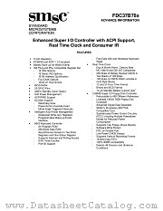 FDC37B78X datasheet pdf Standard Microsystems