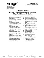 LAN83C171 datasheet pdf Standard Microsystems